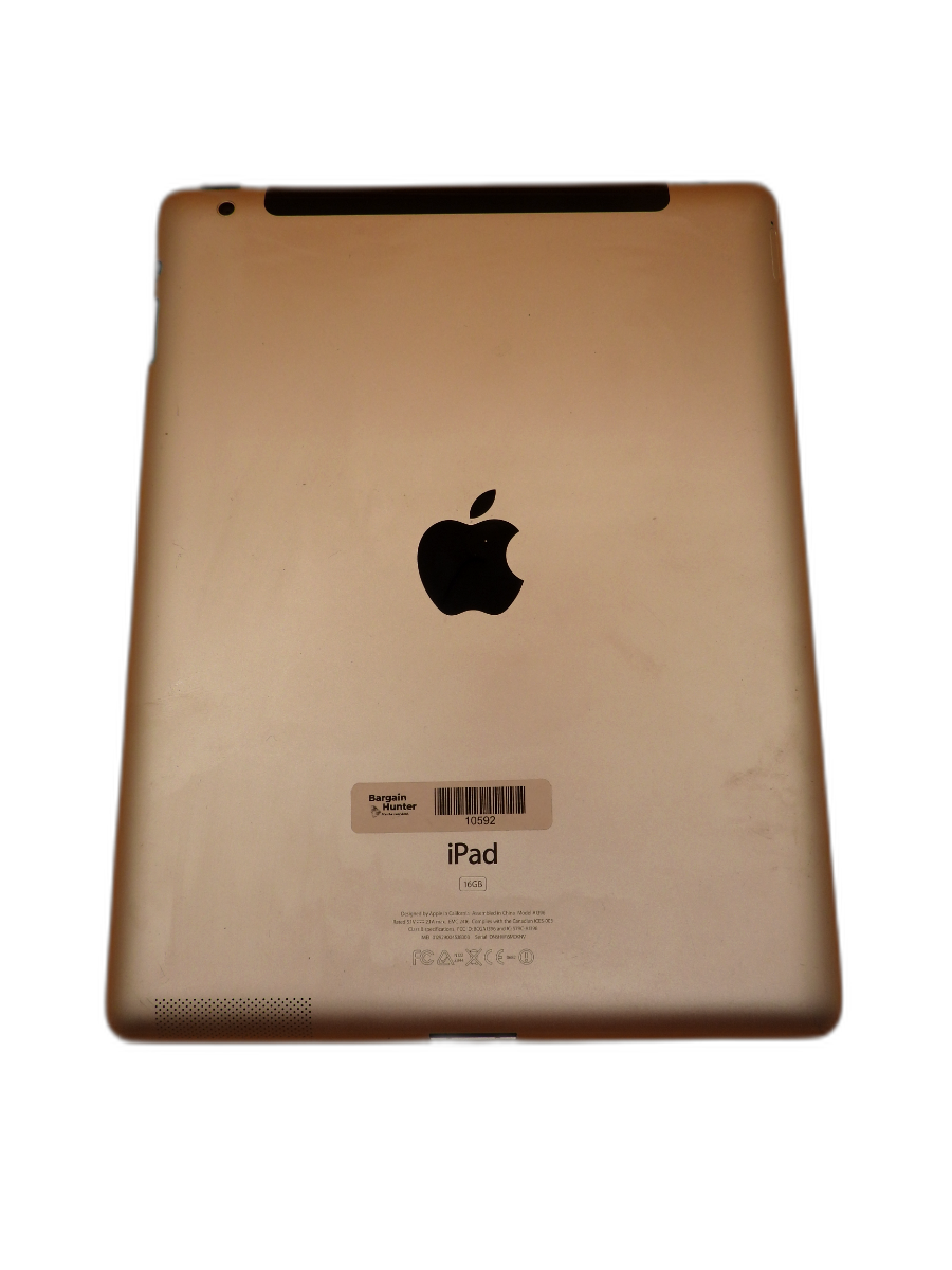 Apple Ipad 2 16gb Wi Fi + Cellular Model A1396 Black SOLD AS PARTS ONLY BROCKEN SCREEN