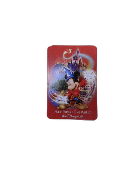Walt Disney World Four Parks One World Mickey Mouse Playing Cards