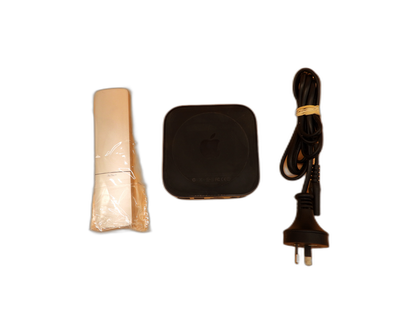 Apple Tv Model A1469 Streaming Device With Remote and Power Cable