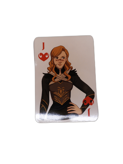 Witch Playing Cards Black and White Deck