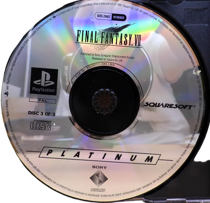 Final Fantasy Vii Playstation PS1 Rpg Game Squaresoft