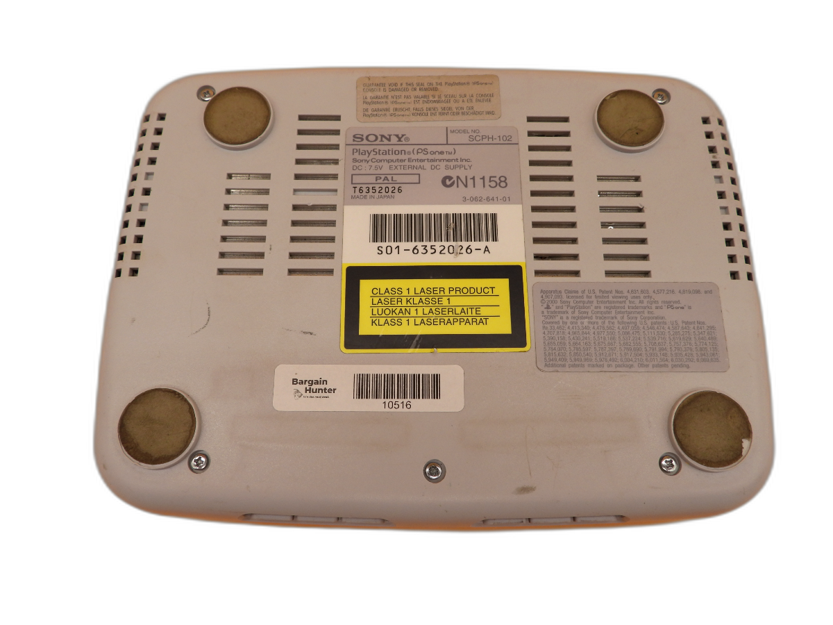 Sony Psone Scph 102 Console With Controller and Power Adapter 