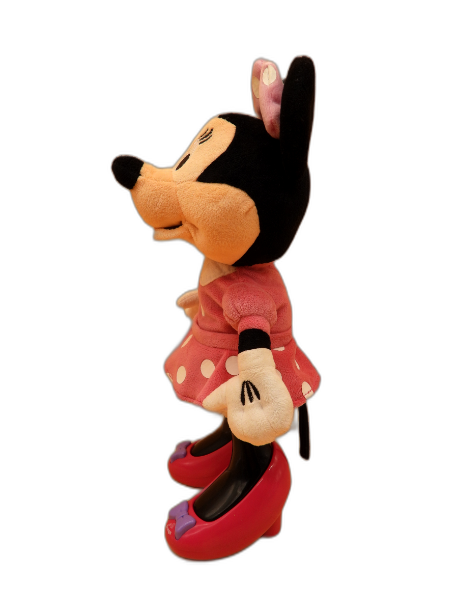 Disney Minnie Mouse Talking Plush Toy Pink Dress
