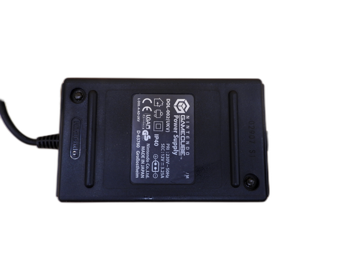 Nintendo Gamecube Power Supply Adapter Dol 002 Uk Plug