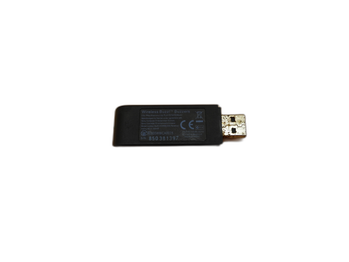 Wireless Buzz! Buzzers Controller for PlayStation 3 Sleh 00069 RUSTED RECEIVER