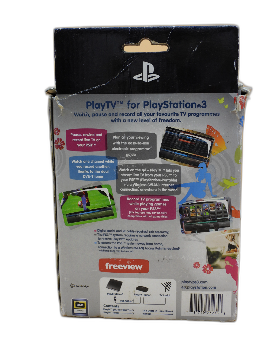 Sony Playtv Cech Zd1 Dvb T Tuner for PlayStation 3 Game