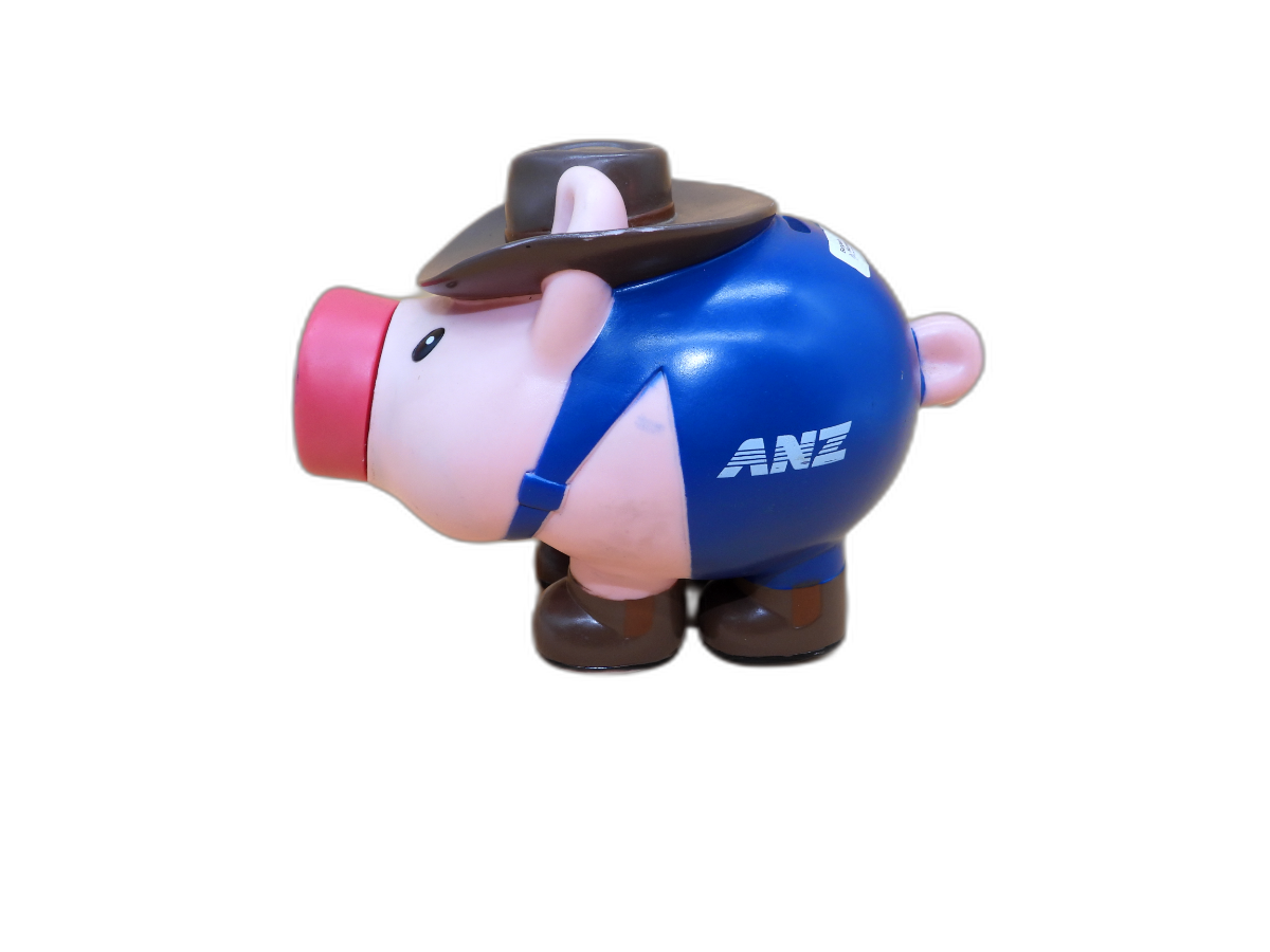 Anz Cowboy Piggy Bank Coin Bank