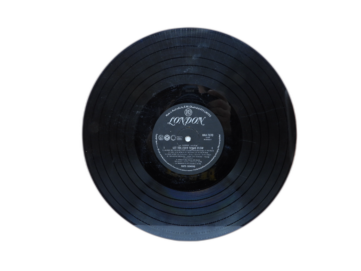 Fats Domino Let the Four Winds Blow Vinyl Record 33 Rpm London