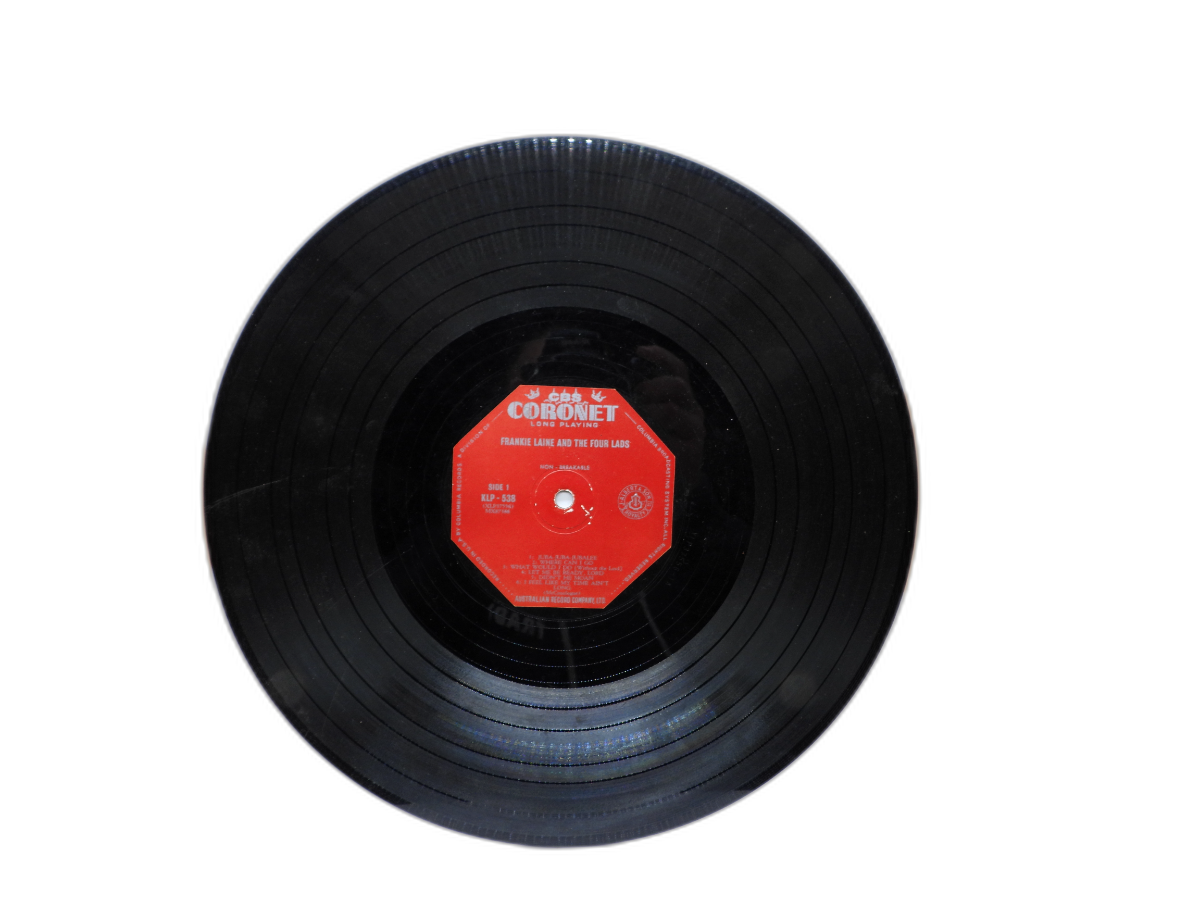 Frankie Laine and the Four Lads Vinyl Lp Cbs Coronet Klp 538