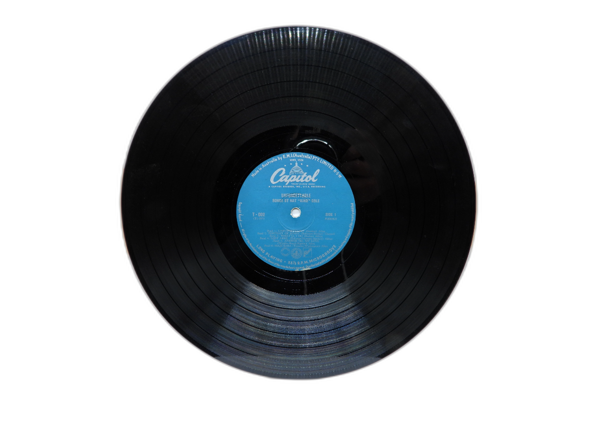 Nat King Cole Unforgettable Vinyl Record Capitol