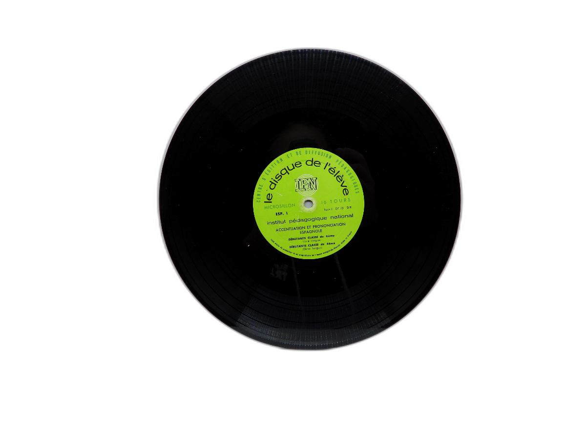 Le Disque De L'élève Educational Vinyl Record Institut Pédagogique National