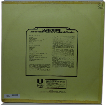Ladies' Choice! Country Hits Vinyl Record Mfp 5960 Music For Pleasure Mfp