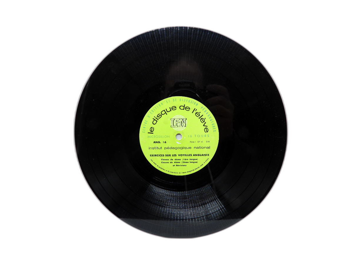 Le Disque De L'élève Exercices Sur Les Voyelles Anglaises Vinyl Record Institut