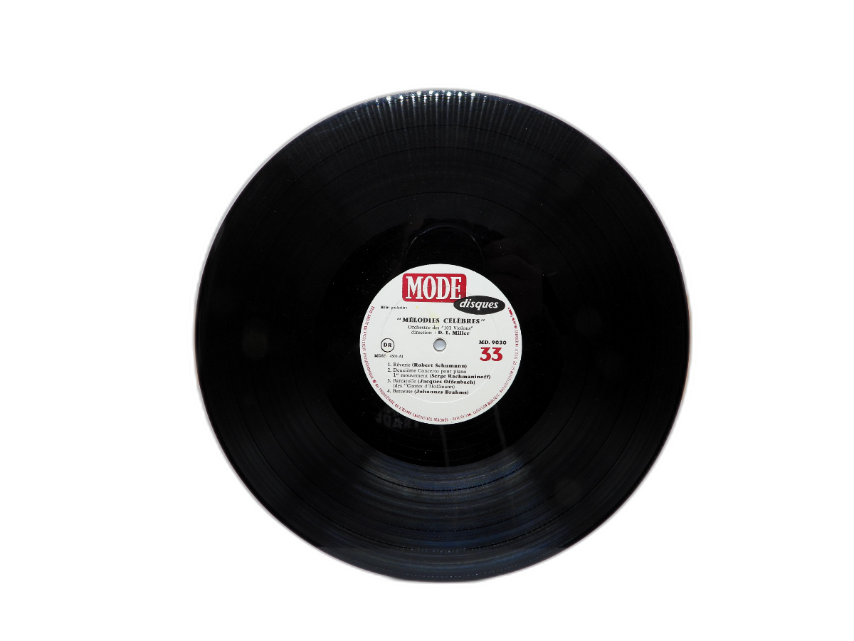 Mélodies Célèbres Vinyl Record 33 Rpm Classical Music Mode Disques