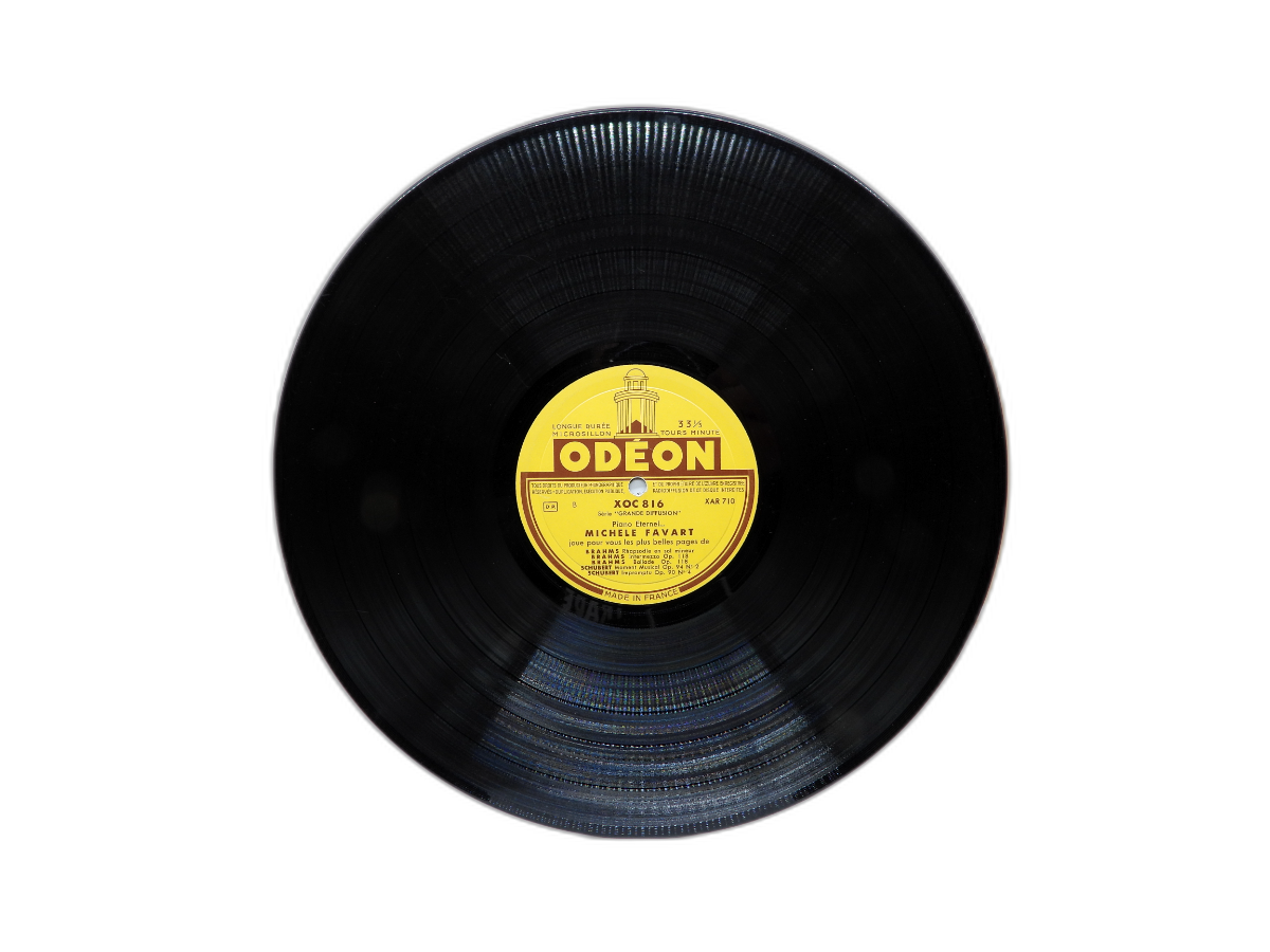 Piano Éternel Michèle Favart Vinyl Record Odéon Xoc 816