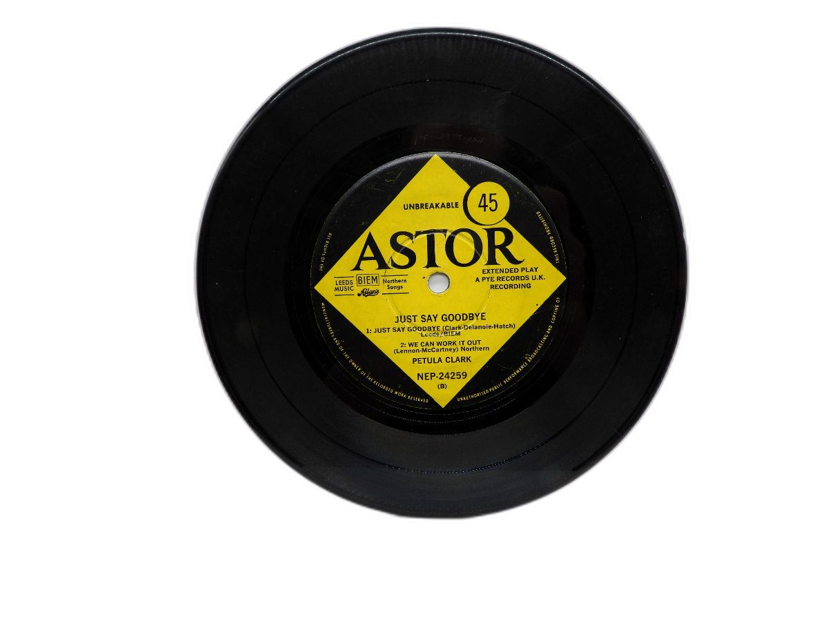 Petula Clark Just Say Goodbye 45 Rpm Vinyl Ep Astor