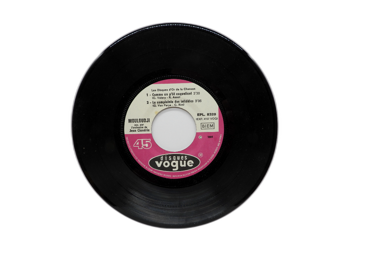 Mouloudji Les Disques D'or De La Chanson 45 Rpm Vinyl Disques Vogue