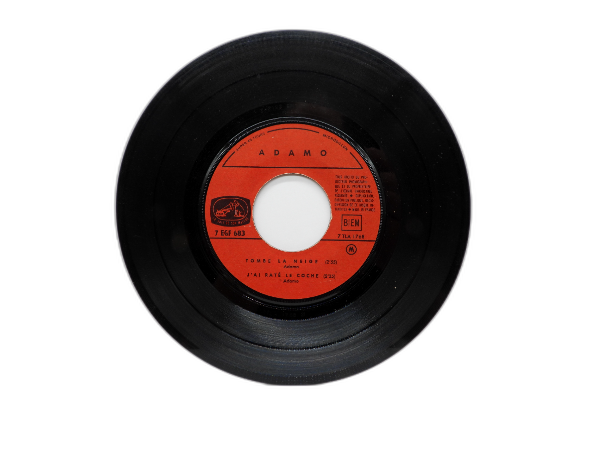 Adamo 45 Rpm Vinyl Record Pathé Marconi 7 Egf 683