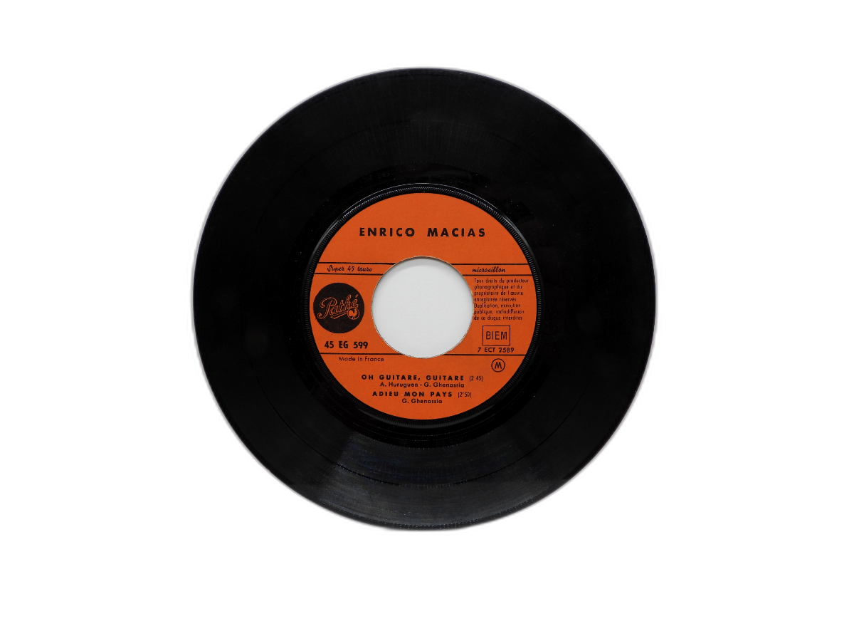Enrico Macias Ma Maison 45 Rpm Vinyl Record Pathé