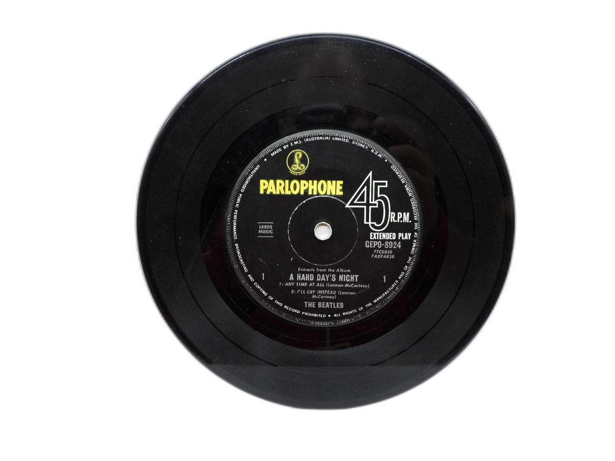 The Beatles a Hard Day's Night 45 Rpm Ep Vinyl Record Parlophone