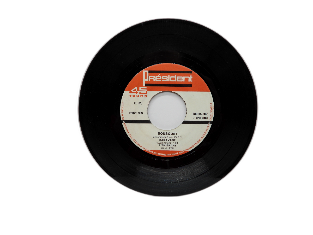 Bousquet Valse a Django / Tears 45 Rpm Vinyl Record Président