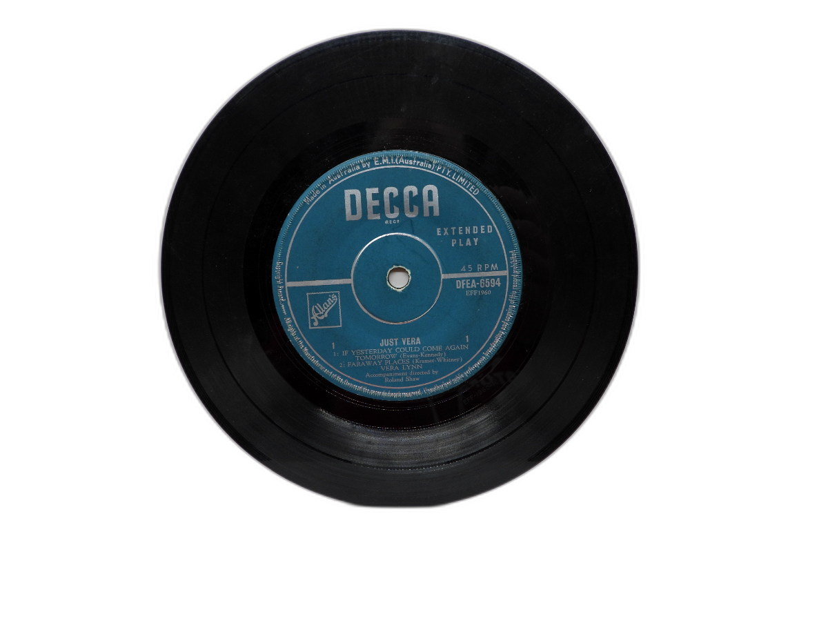 Just Vera Lynn Decca 45 Rpm Vinyl Record