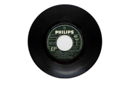 Johnny Hallyday Quand Revient La Nuit 45 Rpm Vinyl Record Philips