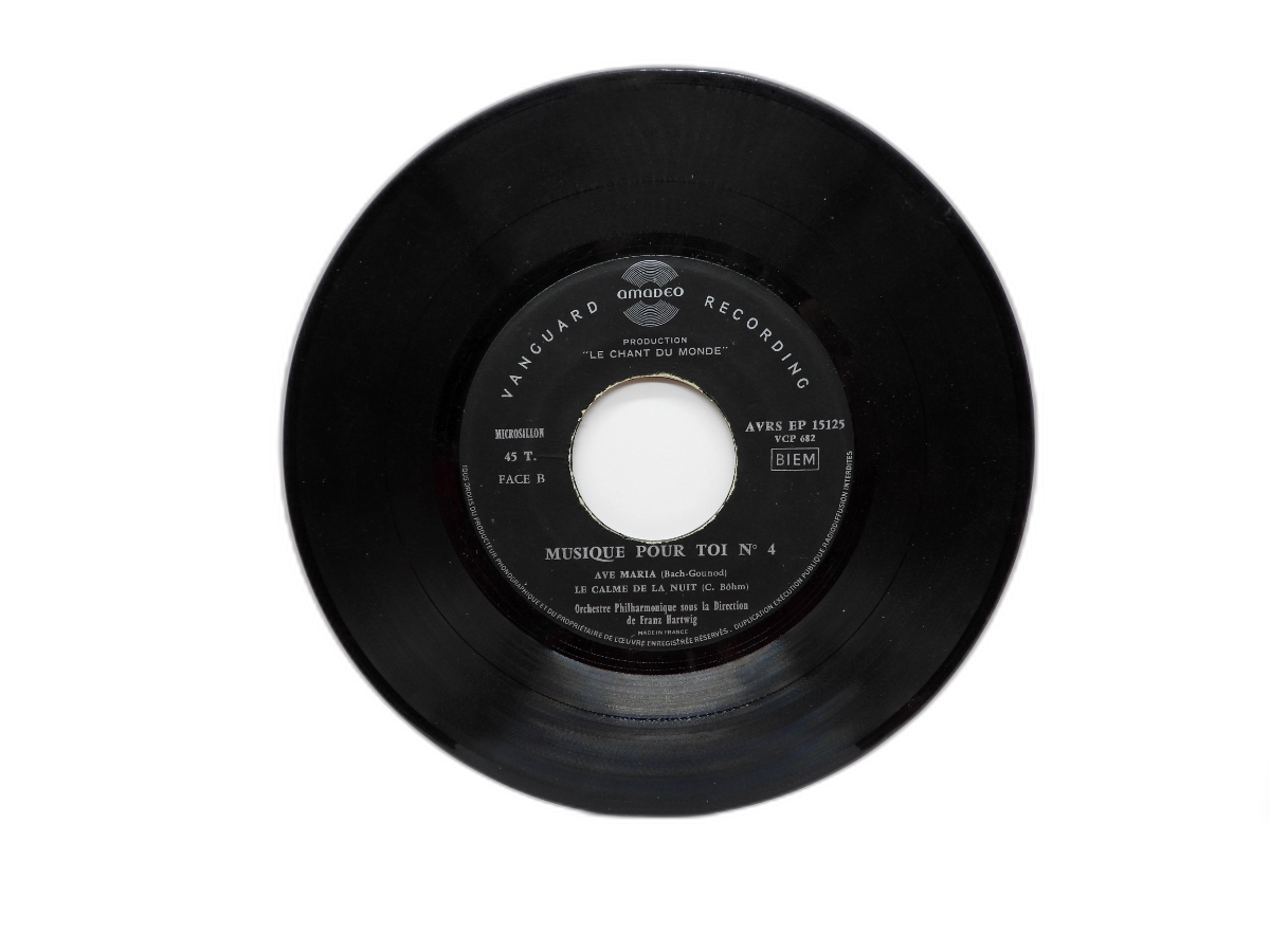 Amadeo Musique Pour Toi No 4 45 Rpm Vinyl Ep