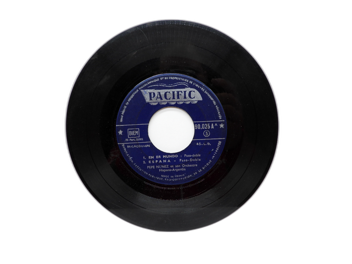 Pepe Nuñez 45 Rpm Record Pacific Label