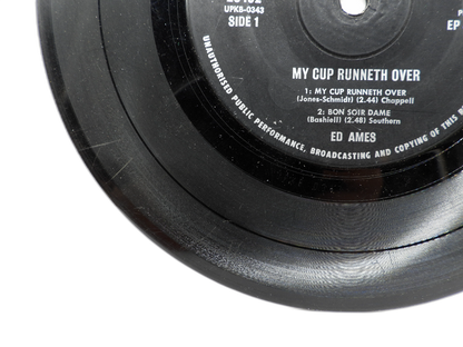 Ed Ames My Cup Runneth Over Rca 45 Ep Vinyl Record