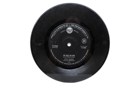 Elvis Presley You'll Never Walk Alone / We Call on Him 45 Rpm Vinyl Single Rca