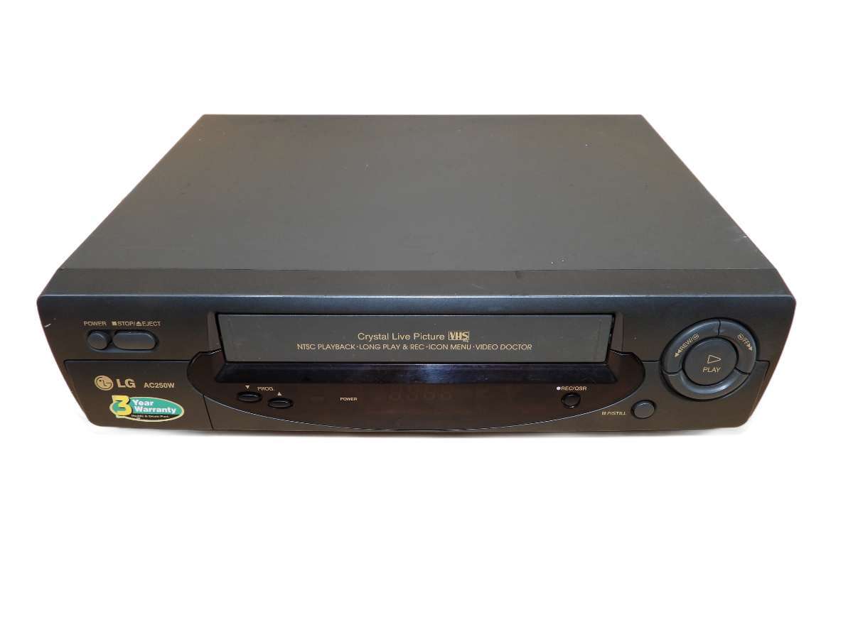 Lg Ac250w Video Cassette Recorder Vcr NO REMOTE