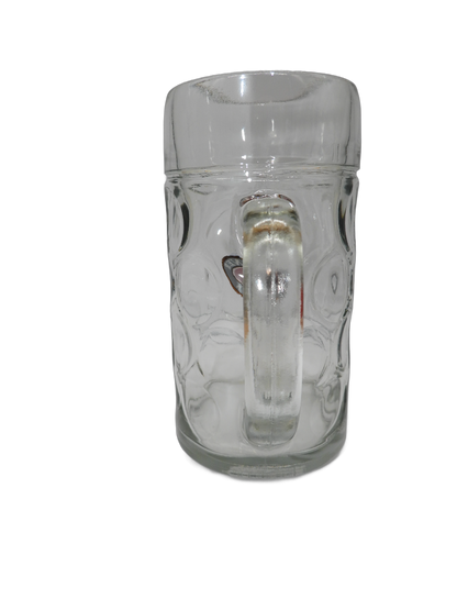 Paulaner München 1l Glass Beer Mug Stein