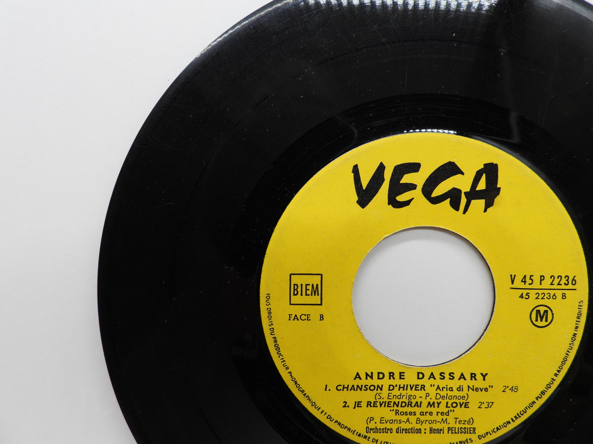 Andre Dassary Le Jour Le Plus Long 45 Rpm Vinyl Record Vega