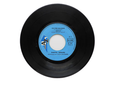 Danyel Gerard on S'en Balance 45 Rpm Vinyl Record Disc Az