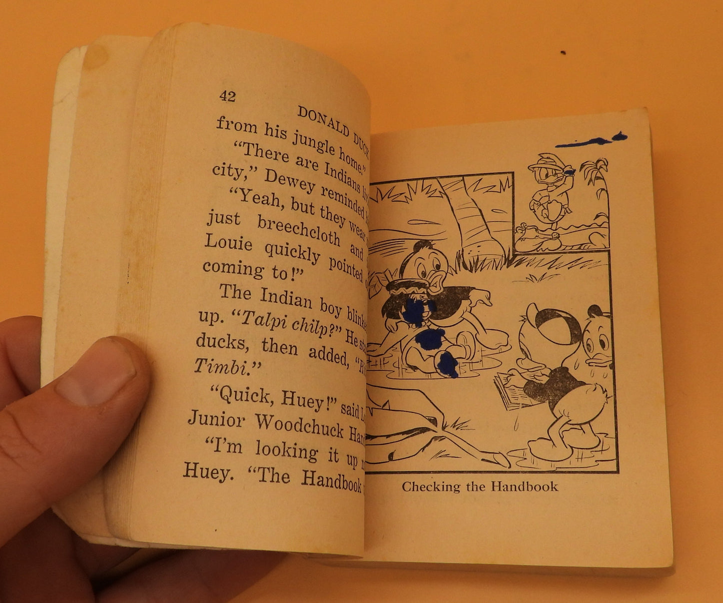Donald Duck the Lost Jungle City Big Little Book 5773 Walt Disney