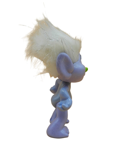 Dreamworks Branch Glittery Troll Doll With White Hair