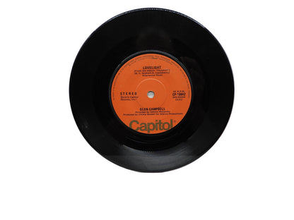 Glen Campbell Lovelight / Rhinestone Cowboy 7 Inch Vinyl Capitol