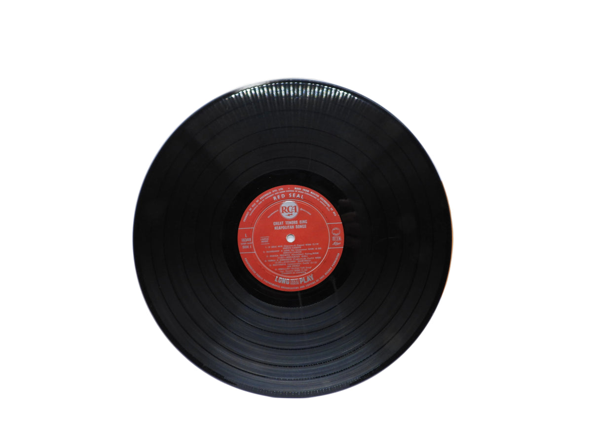 Rca Red Seal Great Tenors Sing Neapolitan Songs Vinyl Record L16349