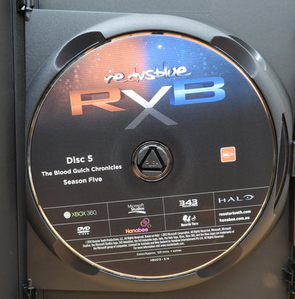 Red Vs Blue Season 5 & 6 Xbox 360 Dvds Rooster Teeth Game