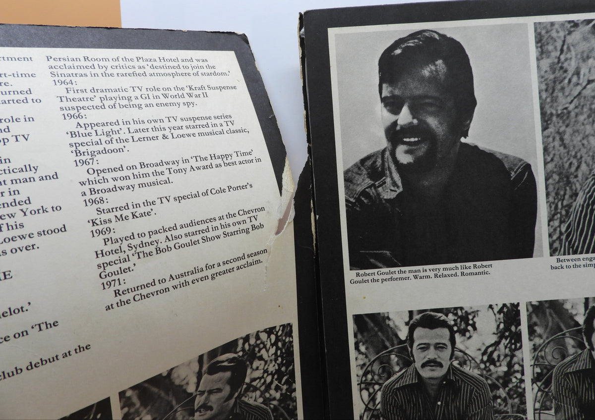 Robert Goulet With Love Vinyl Lp Gold Edge Gold 0005