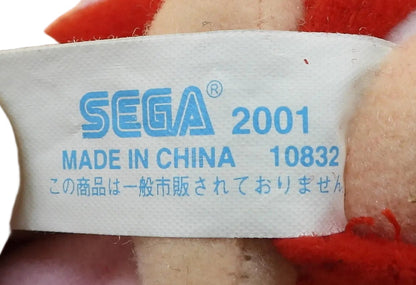 Sega Plush Doll Blue Hair Red Dress 2001