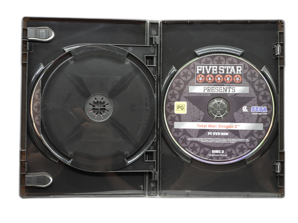Total War Shogun 2 Fall Of The Samurai PC 3 Disc Set