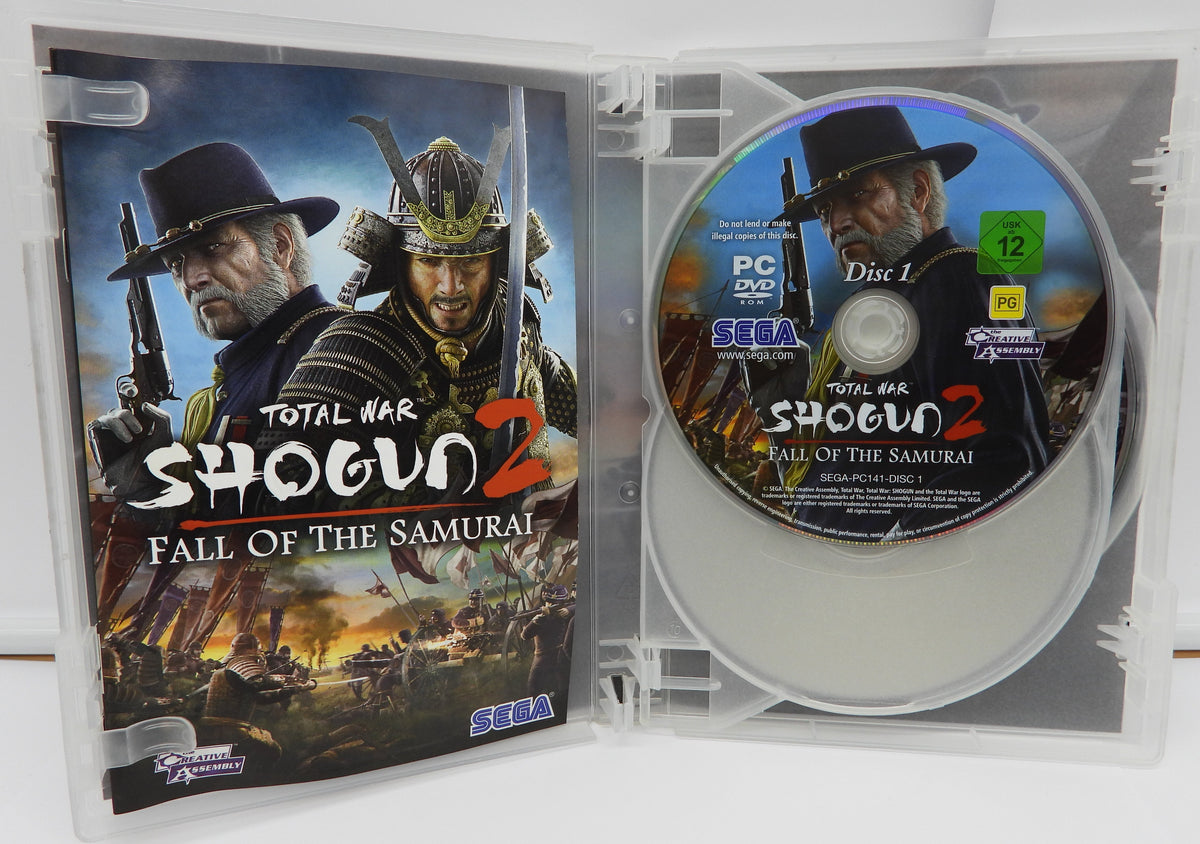 Total War Shogun 2 Fall of the Samurai Pc Dvd Rom Sega Game
