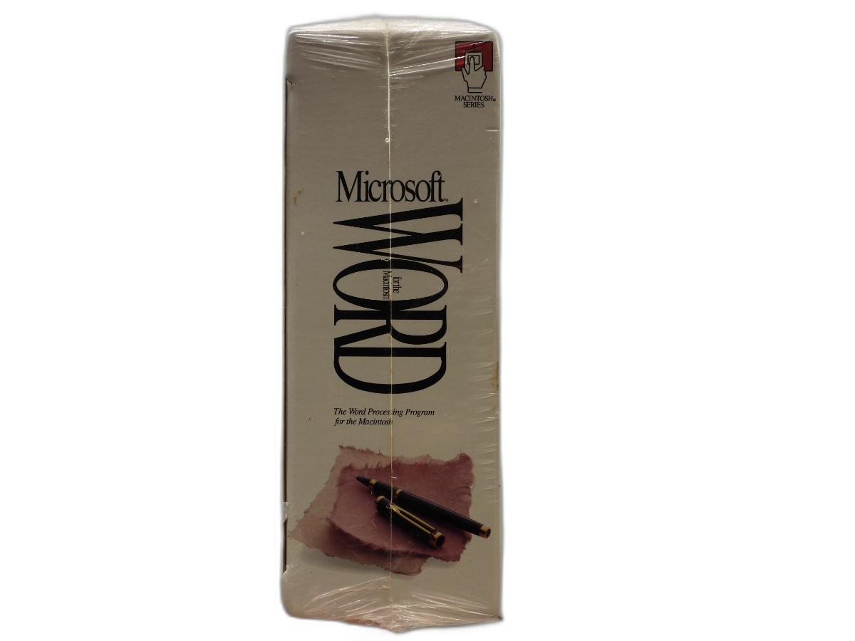 Microsoft Word Version 5 Macintosh Software