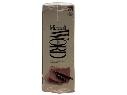 Microsoft Word Version 5 Macintosh Software
