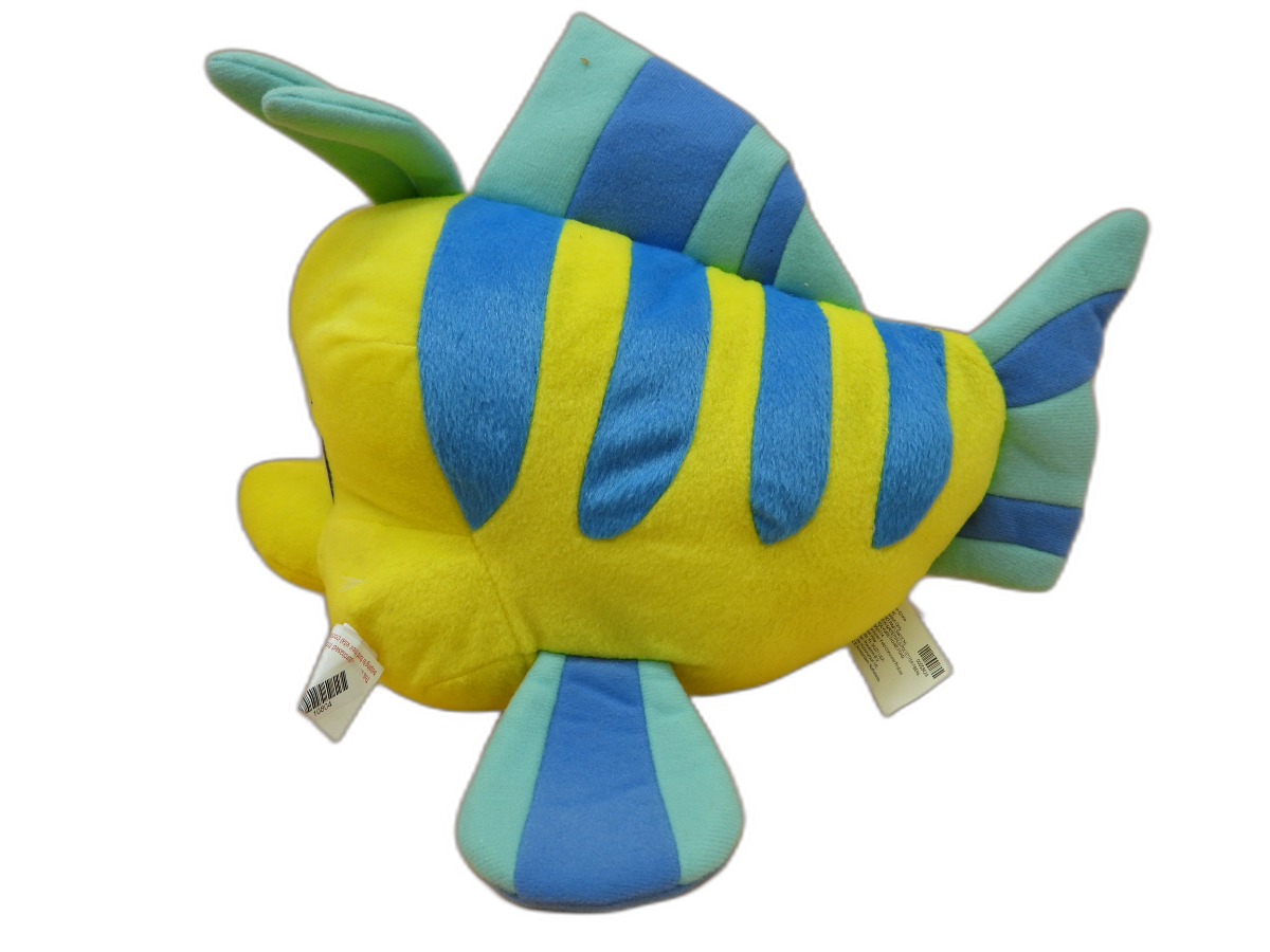 Disney the Little Mermaid Flounder Plush Toy 15"