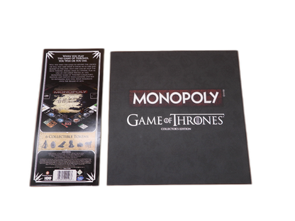Monopoly Game of Thrones Collector's Edition Board Game Hasbro
