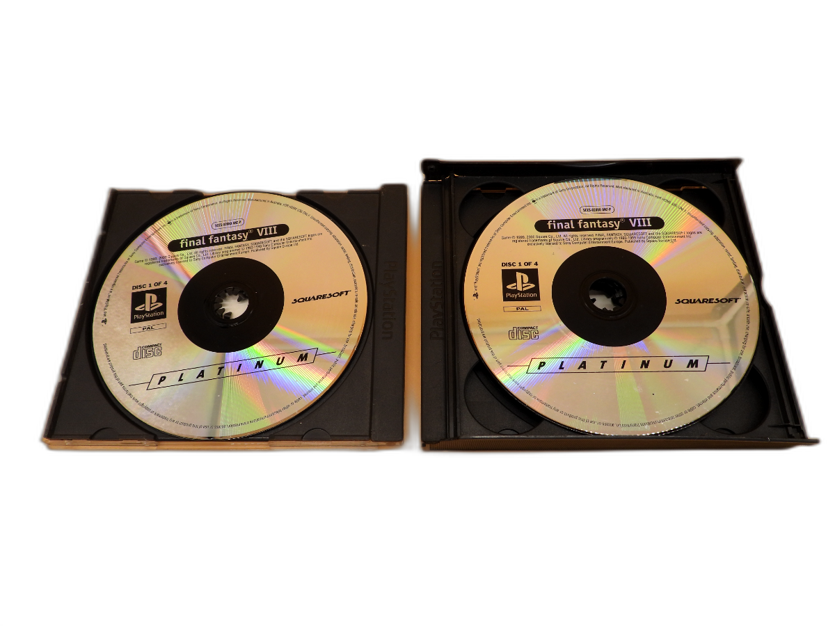 Final Fantasy Viii Playstation Pal Sles 02080 Squaresoft Game Missing Disc