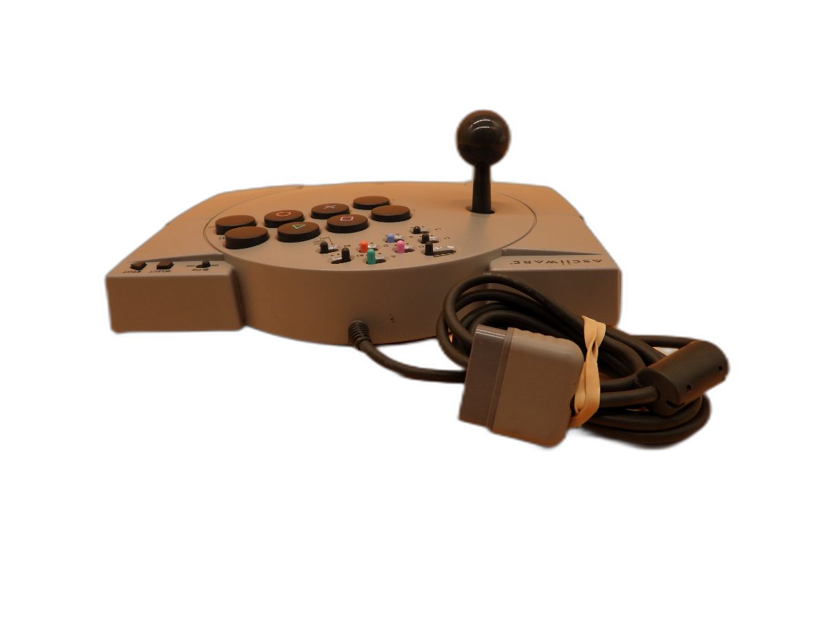 Asciiware Fighter Stick V Arcade Joystick Playstation PS1